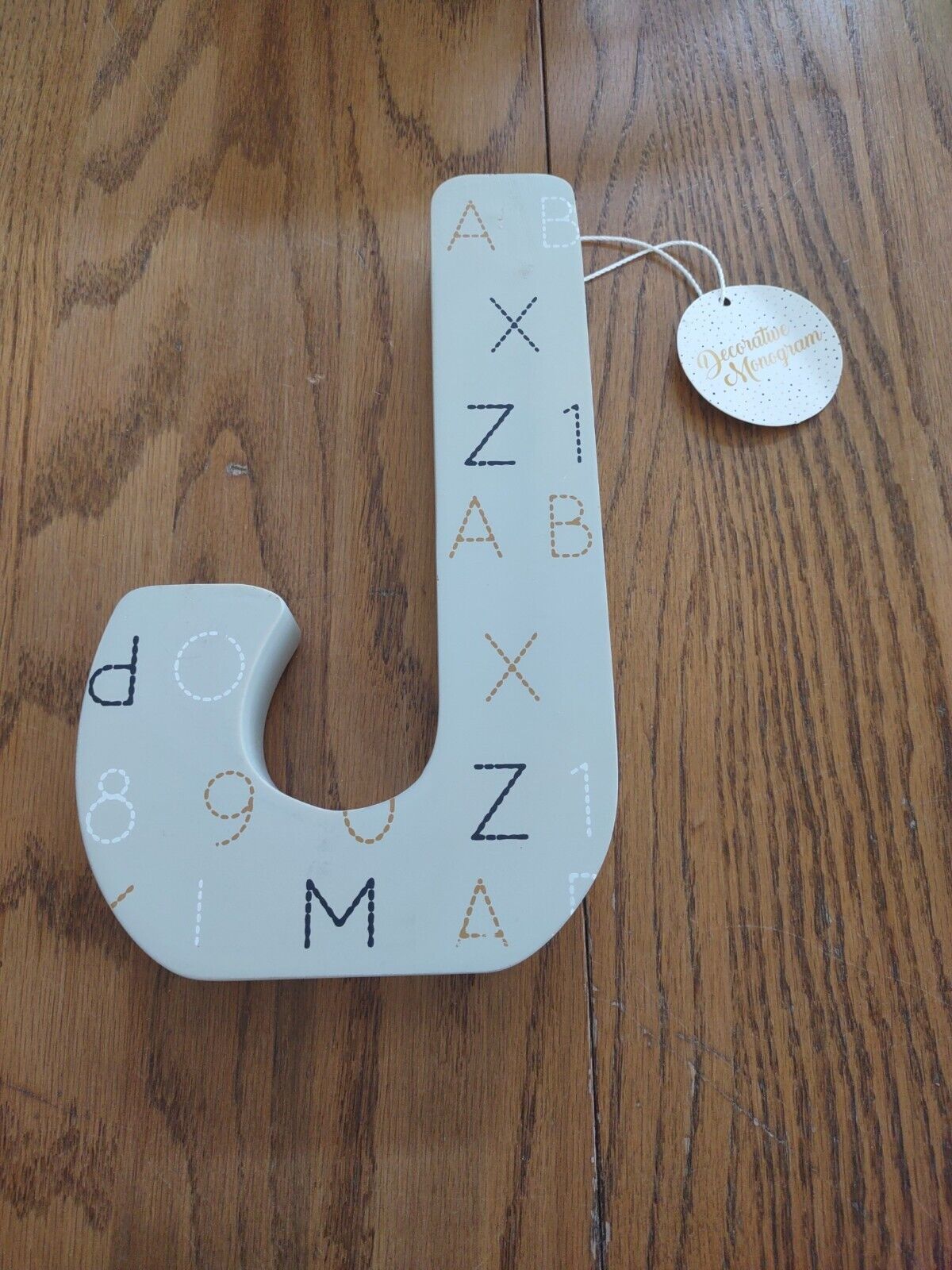Primary image for Pier 1 Letter "J" Wooden Wall Art