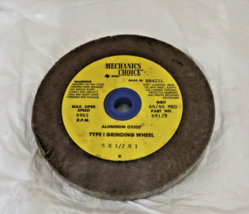 Mechanics Choice 5&quot; x 1/2&quot; x 1&quot; Type I Grinding Wheel Med Grit 60/80 - $366.64 MXN
