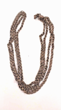 Antique Huge Bronze Chain Necklace - $59.30