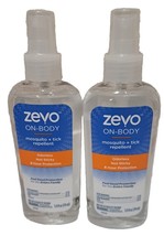 (2 Bottles) Zevo On Body Mosquito and Tick Repellent  Bug Spray Pump Spray - £9.29 GBP