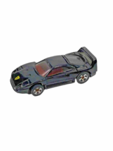 Hot Wheels Ferrari F40 Black Diecast Toy Car 1988 Vintage - $9.95