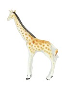 Giraffe Brown White Figure Plastic Rubber Animal Figurine 5&quot; - $9.01
