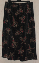 Excellent Womens Emma James Reversible Paisley Floral Pull On Skirt Size 16 - £26.12 GBP