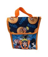 Vintage Naruto Insulated Lunch Bag – Anime Character Print – Orange Trim - $20.00