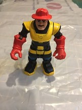 Rescue Heroes Fisher Price Billy Fire fighter Action Figure 2010 Mattel - £7.72 GBP