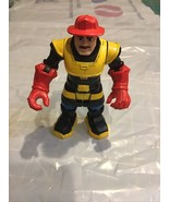 Rescue Heroes Fisher Price Billy Fire fighter Action Figure 2010 Mattel - £7.87 GBP