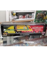 VINTAGE 1998 Hot Wheels Kellogg&#39;s Racing Team Transporter Terry Labonte - £15.56 GBP