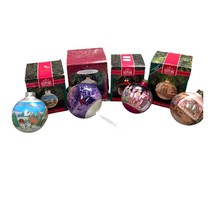 Set Of 4 Vintage Christmas Ornaments Our Home to Yours Housewarming Gift Boxes - $23.36