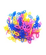 50Pcs Colorful Multihole Bubble Wands - £11.71 GBP