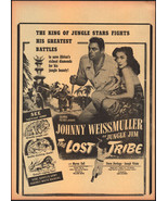 Johnny Weissmuller as Jungle Jim in The Lost Tribe Movie Poster/Broadside - £9.66 GBP
