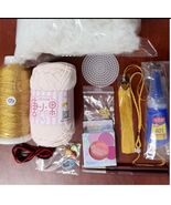DIY Crochet Little Lotus Buddha Full Material Kit, Hand Knitting Amulet ... - $49.99