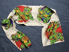 Vintage Teenage Mutant Ninja Turtles TMNT Window Valance 1990 Mirage Stu... - $27.66 CAD