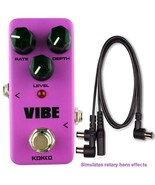 KOKKO VIBE Analog Rotary Speaker + PDC-3 Cable Electric Guitar Effect Pedal - $887.07 MXN