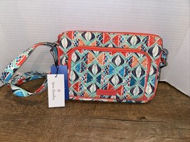NWT Vera Bradley Iconic RFID Little Hipster Bag - Go Fish Coral - £27.49 GBP