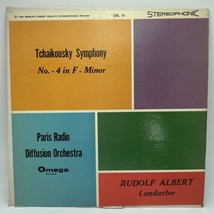 Tchaikovsky Symphony 4 in F Minor Rudolf Albert Conductor Omega Vinyl LP... - £11.39 GBP