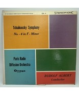 Tchaikovsky Symphony 4 in F Minor Rudolf Albert Conductor Omega Vinyl LP... - £11.38 GBP