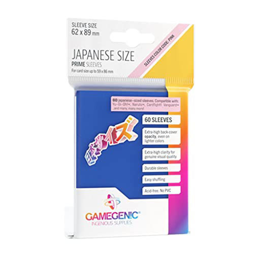 Gamegenic Prime Japanese Sized Sleeves - Blue - $18.13