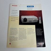 Sharp VX-S90U LCD Color Projector Ad Sharpvision Spec Sheet Booklet - $19.21 CAD