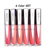 6PCs Prolux Smooth Long Lasting Shine Lip Gloss 6 Color Set - $14.94 CAD