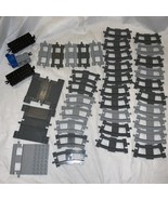 Lego Thomas Duplo 32 Gray Train Track Lot Straight and Curved Plus Extra - €34,14 EUR