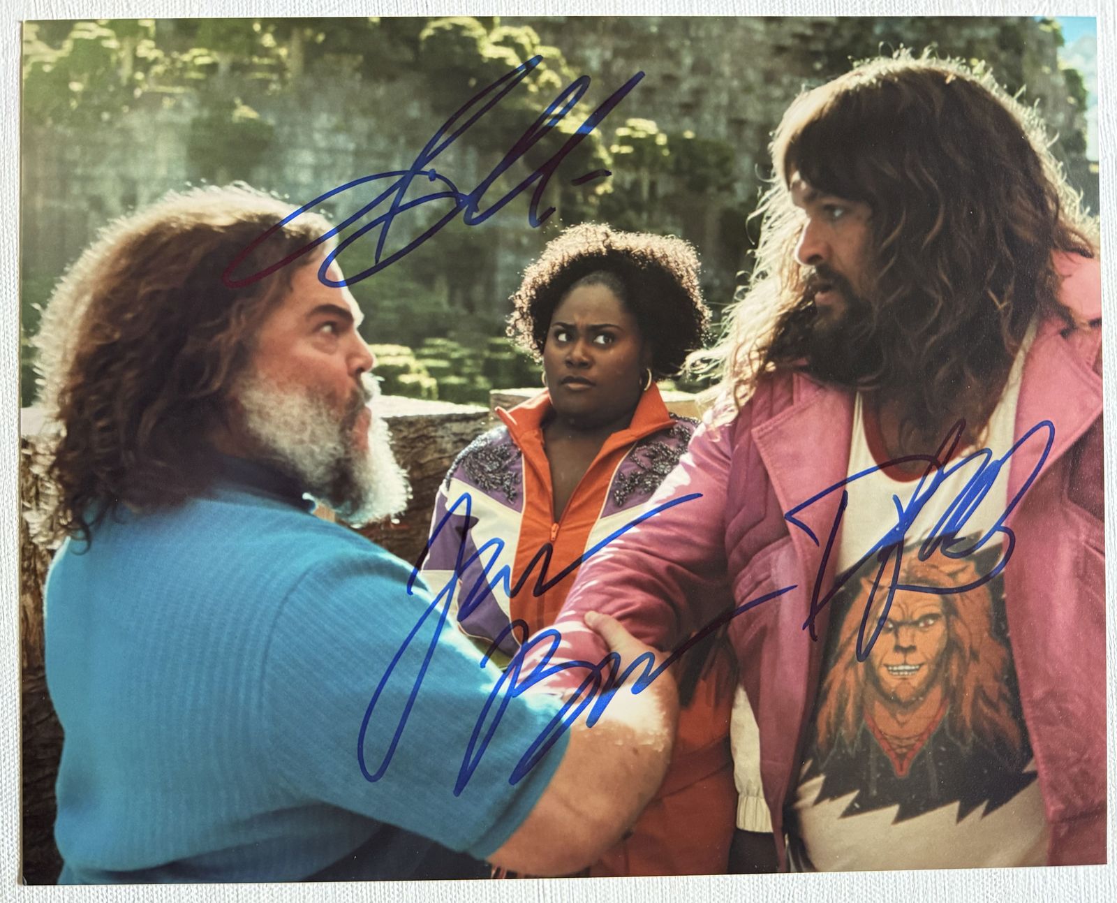 Minecraft Cast Signed Autographed Glossy 8x10 Photo - Jack Black, Jason ... - $249.99