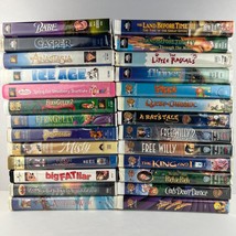 Family &amp; Kids Classic Live/Animated Movie VHS Tape Collection (You Pick Title) - £3.15 GBP