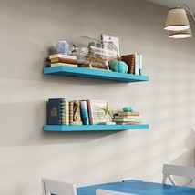 Floating Shelves, Wall Decor Wood Shelf for Bathroom Bedroom Kitchen Living Room - £47.96 GBP