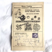 Modern Equipment Co Kansas City MO Electric Motor Catalog 1959 - $10.00