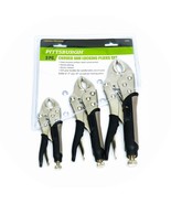 Curved Jaw Locking Pliers Set, 3 Pc. - $9.41