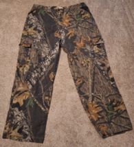 Field Staff Cargo Pants Mens 2XL Mossy Oak Breakup Camouflage Cargo Hunt 44x33 - £15.40 GBP