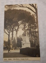 Cool vintage early 1900&#39;s Rome Italy Villa Medici Postcard - £7.85 GBP