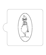 Grinch Standing Christmas Stencil for Cookies or Cakes USA Made LS681 - £3.18 GBP