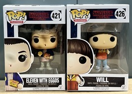 Funko Pop Stranger Things Eleven 421 and Will 426 - £31.46 GBP