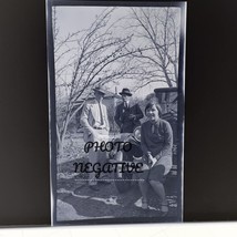 Vintage Photo Negative 1920s Women Sitting On Car Bumper With Two Men - $173.41 MXN