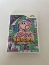 Kirby's Epic Yarn - Official Nintendo Wii - Rated E - Very Good Condition - $16.97