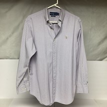 Polo Ralph Lauren Classic Fit Button Down Shirt Mens Size 16, 32/33, Pur... - $18.41