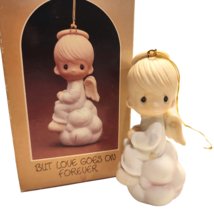 Precious Moments But Love Goes On Forever Christmas Ornament Figure E-5627 - £8.62 GBP