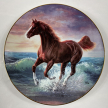 Hamilton Exchange Horse Plate Surf Dancer By Chuck DeHaan From Unbridled Spirit - £26.10 GBP