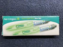 Vintage Aer Lingus GLOW LIGHT PEN DUO SET - NEW OLD STOCK NOS - Rare - $1,289.25 MXN