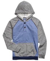 Univibe Big Boys Colorblocked Henley Hoodie - $19.00