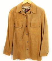 Vtg 60&#39;s NWT Hippie Roustabout William Barry Suede Leather Lined Jacket Sz M - £43.61 GBP