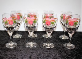 Set of 8 Franciscan Apple 12 Ounce Water Wine Glass Goblets - £62.86 GBP