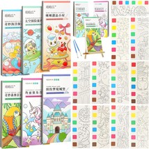 6 Pcs Pocket Watercolor Painting Book for Kids Paint Supplies for Kid Tr... - £29.07 GBP