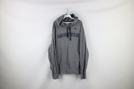 Vintage Nike Sportswear Mens XL Spell Out Seattle Mariners Full Zip Hoodie Gray - £33.26 GBP