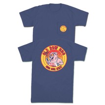 Old Row rub my meat pocket tee in China Blue - size S - £25.46 GBP