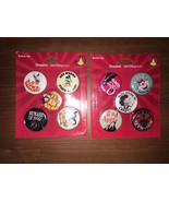 2 AUTHENTIC Walt Disney World Disneyland Pin Button Sets - Villains - NEW - $7.91