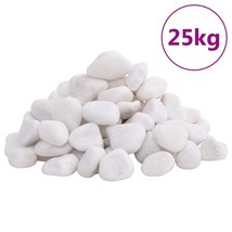 Polished Pebbles 25 kg White 2-5 cm - £30.29 GBP