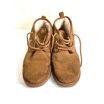UGG Neumel Lace-Up Casual Mocs -size 11- Brown boots C58 - £74.38 GBP