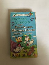 Richard Scarrys Best Sing-Along Mother Goose Video Ever RARE (VHS, 1994) - £123.51 GBP