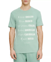 Eleven Paris Men&#39;s Graphic T-Shirt in Malachite Green-Size XL - $24.97